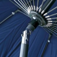 Anteprima: 2.5m Blue garden fiberglass parasol 3