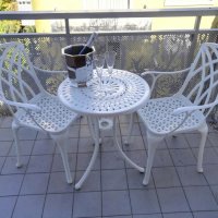 Anteprima: EVE Tavolino da bistrot - Bianco (2 sedie)